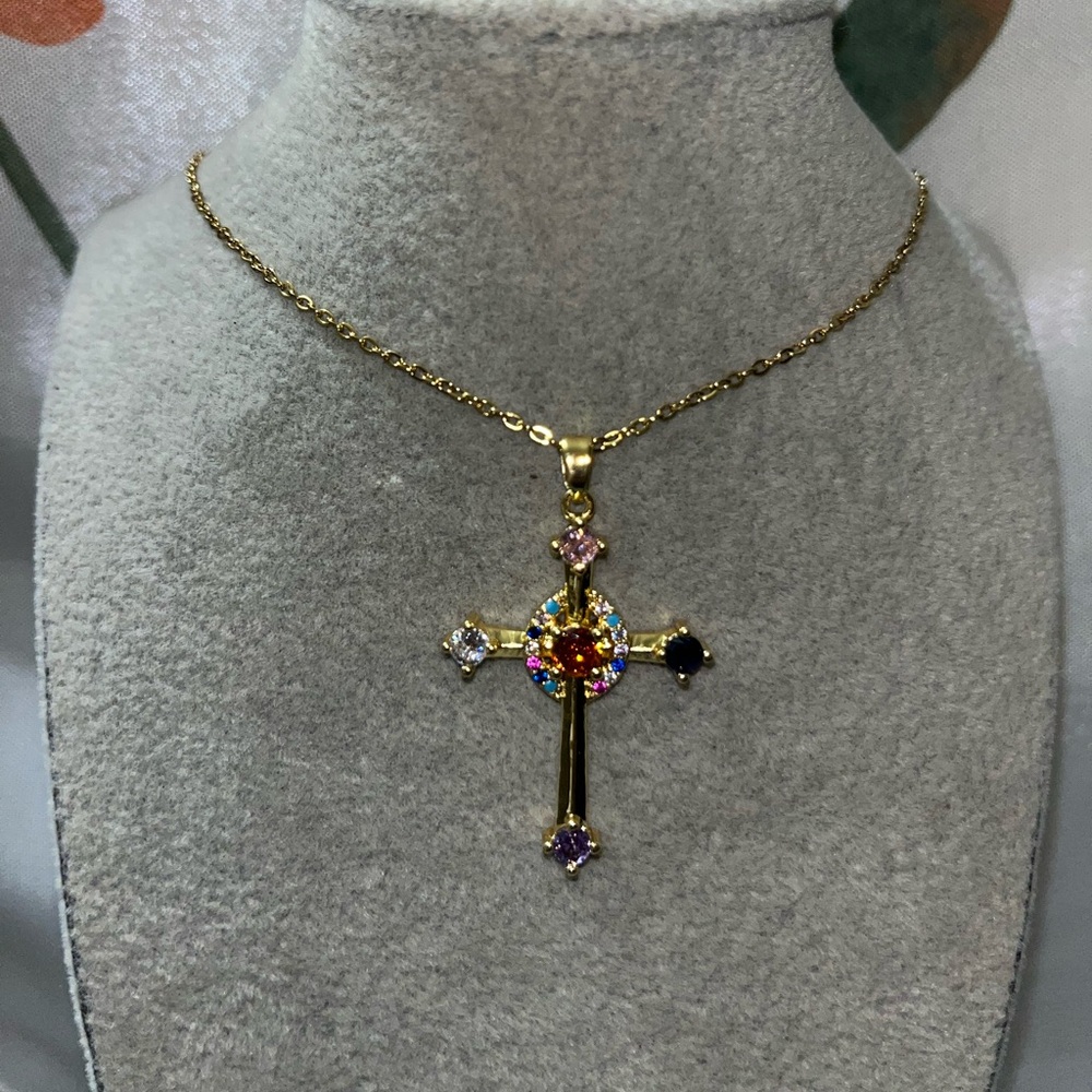Jazzy Rainbow Cross